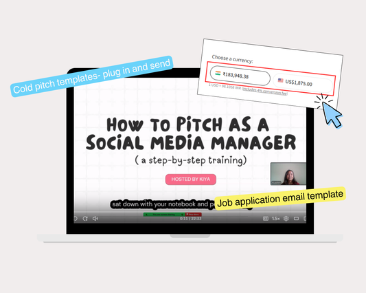 SMM cold-pitch framework (Step-by-step video course)