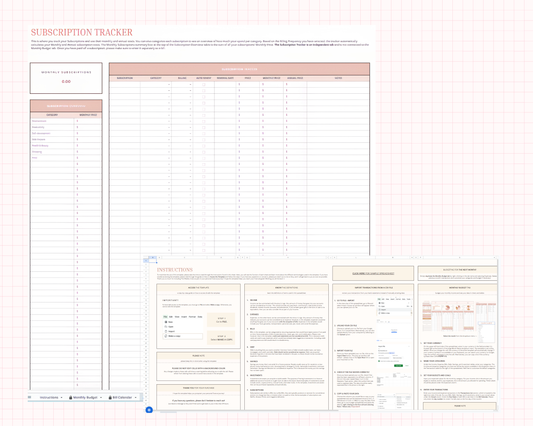 Freelancer's Budget Tracker Template