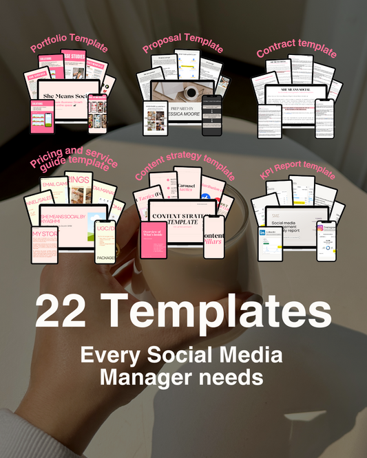 The SMM Toolbox Bundle: (30 Done-For-You Templates for Social Media Managers)