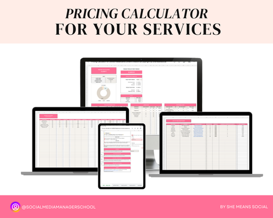 Pricing calculator for Service Based Business owners