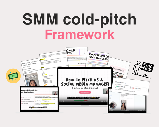 SMM cold-pitch framework (Step-by-step video course)