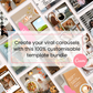 Seamless Carousel Instagram Template (Pack of 5)