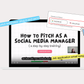 SMM cold-pitch framework (Step-by-step video course)