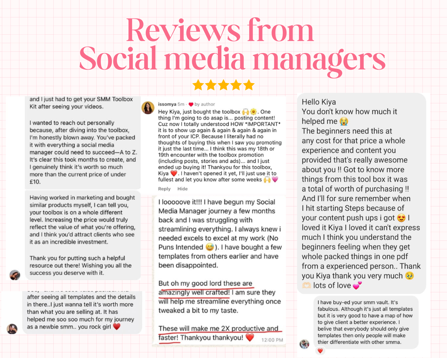 The SMM Toolbox Bundle: (30 Done-For-You Templates for Social Media Managers)