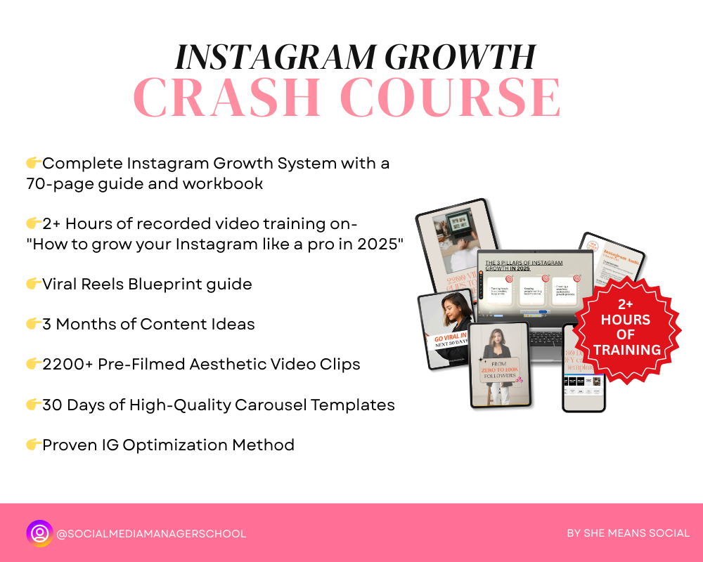Instagram Growth Crash Course