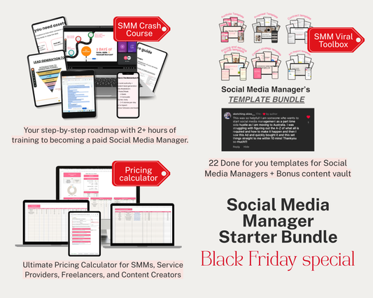 Social Media Manager Starter Bundle