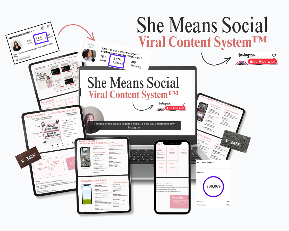 She Means Social Instagram Viral Content System™