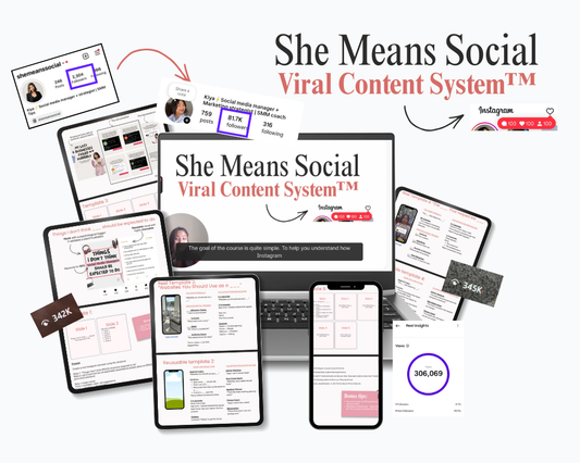She Means Social Instagram Viral Content System™