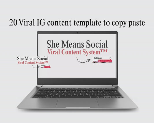 She Means Social Instagram Viral Content System™